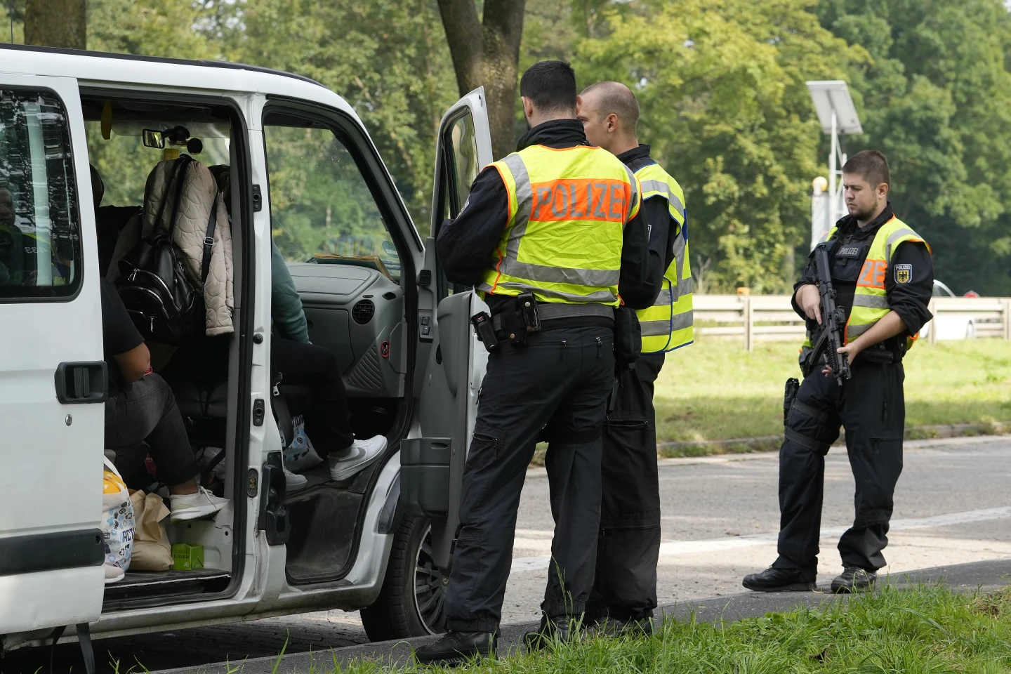 Germany begins conducting checks at all its land borders